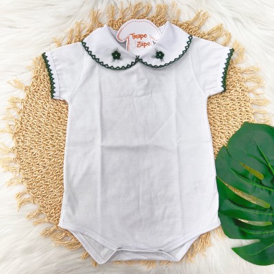 Body gola Bordada M C- Duas flores Militar